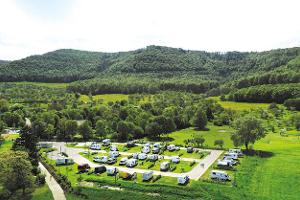 Wohnmobil-Stellplatz der Panorama-Therme Beuren