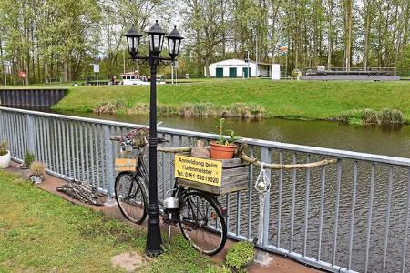 Stellplatz am Wasserwanderzentrum - Fahrrad
