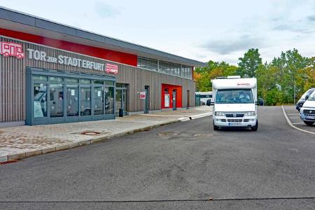 Wohnmobilstellplatz Tor zur Stadt Erfurt Gebaude