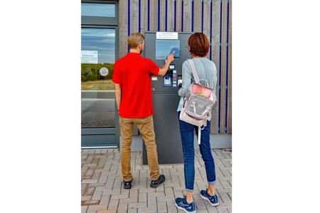 Wohnmobilstellplatz Tor zur Stadt Erfurt Automat