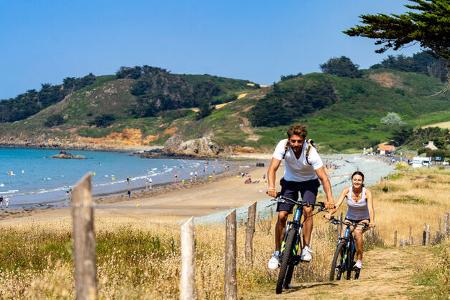 Saint Pabu Plage - Fahrradfahren
