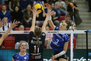 Volleyball: Stuttgart und Schwerin vor Finaleinzug