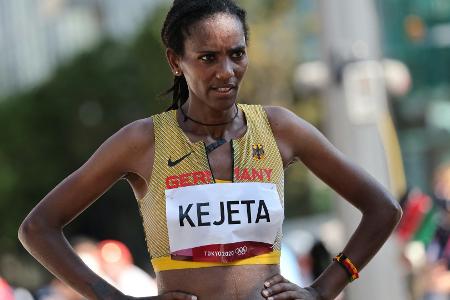Berliner Halbmarathon: Kejeta läuft auf Platz drei Berliner Halbmarathon: Kejeta läuft auf Platz drei