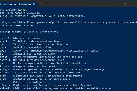 Mithilfe von Winget können Sie auf der Befehlszeile Programme suchen und installieren. Es ermöglicht auch die Aktualisierung der Software.