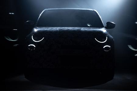 Abarth 600E Elektro-SUV, Werks-Erlkönig-Bild