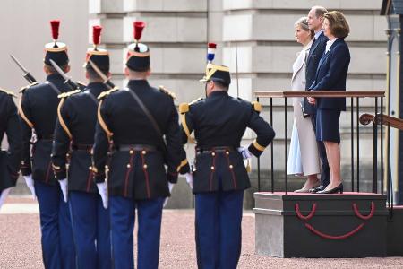 Besondere Wachablösung: Edward und Sophie springen für Charles ein
