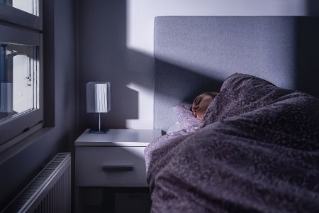 schlafende Frau