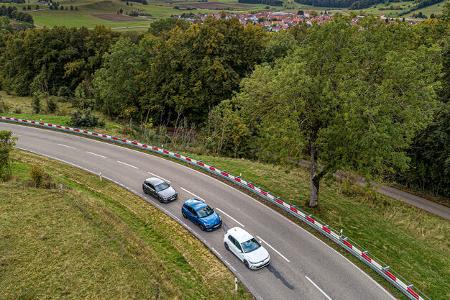 Ford Focus ST, Mercedes A 250, VW Golf GTI