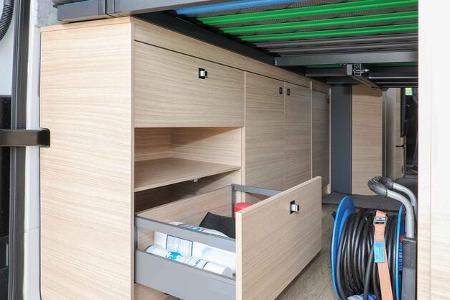 Hobby Maxia Van 680 - Schubladen