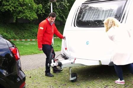 Wohnwagen ankuppeln