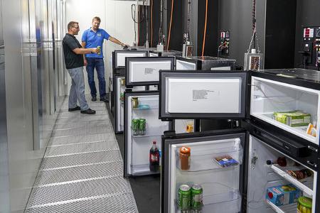 Kühlschrank-Test