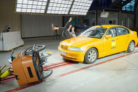 ADAC-Crashtest Fahrrad