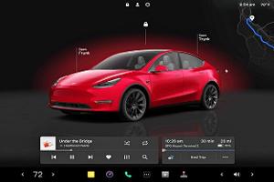 Neue Funktionen im Update für Model 3, Y, S und X