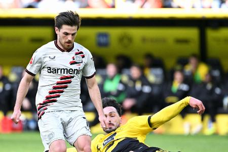 BVB vs. Bayer Leverkusen: Noten und Einzelkritik - Am Sonntagabend stand Bayer Leverkusen kurz vor der ersten Niederlage der Saison. Erst in letzter Minute glich der Meister gegen Borussia Dortmund noch aus und erkämpfte sich in einem spannenden aber tempoarmen Spiel ein 1:1. Alle Akteure in der Einzelkritik: BVB vs. Bayer Leverkusen: Noten und Einzelkritik - Am Sonntagabend stand Bayer Leverkusen kurz vor der ersten Niederlage der Saison. Erst in letzter Minute glich der Meister gegen Borussia Dortmund noch aus und erkämpfte sich in einem spannenden aber tempoarmen Spiel ein 1:1. Alle Akteure in der Einzelkritik: