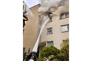 Wohnungsbrand mit einer verstorbenen Person