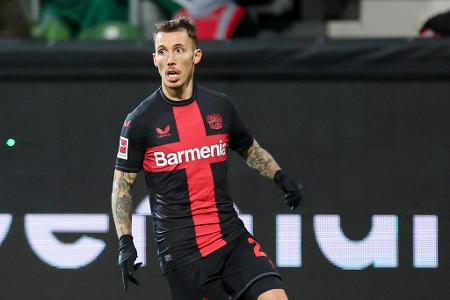 Alejandro Grimaldo - Note: 3,0 - Ließ bei seinen Flanken aus dem Spiel heraus die Präzision vermissen. Dafür bei Standards umso gefährlicher. Feuerte mehrere gute Versuche ab, belohnte sich aber nicht.