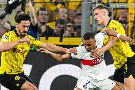 BVB vs. PSG: Noten und Einzelkritik - Im Halbfinal-Hinspiel der Champions League hat sich Borussia Dortmund am Mittwoch eine gute Ausgangslage verschafft. Dank einer leidenschaftlichen Leistung gelang gegen Paris Saint-Germain ein 1:0-Heimerfolg. Der Traum vom Finale lebt! Alle BVB-Stars in der Einzelkritik: BVB vs. PSG: Noten und Einzelkritik - Im Halbfinal-Hinspiel der Champions League hat sich Borussia Dortmund am Mittwoch eine gute Ausgangslage verschafft. Dank einer leidenschaftlichen Leistung gelang gegen Paris Saint-Germain ein 1:0-Heimerfolg. Der Traum vom Finale lebt! Alle BVB-Stars in der Einzelkritik: