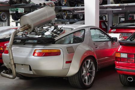 Porsche 928 Geräusch-Messfahrzeug Heilige Hallen 