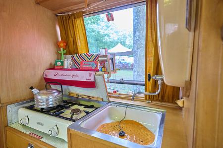 Caravan Oldtimer Dethleffs Kueche