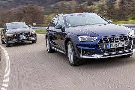 Audi A4 Allroad, Volvo V60 Cross Country, Exterieur