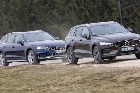 Audi A4 Allroad, Volvo V60 Cross Country, Exterieur