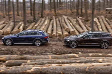 Audi A4 Allroad, Volvo V60 Cross Country, Exterieur