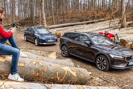 Audi A4 Allroad, Volvo V60 Cross Country, Exterieur