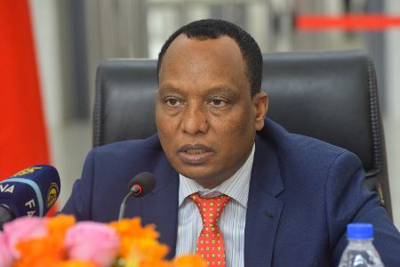 Äthiopiens Minister für Transport und Logistik Alemu Sime