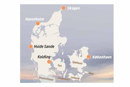 Dänemark Karte