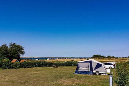 Ærøskøbing Camping, Campen direkt am Meer