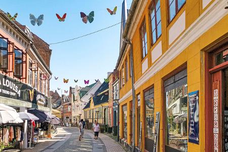  Altstadt von Rudkøbing, Insel Langeland, gemütliches Flair