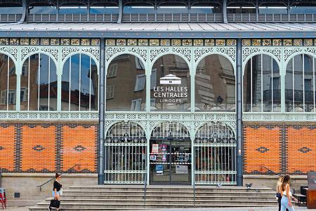 Markthalle, Orange, Limoges, Fenster, Kacheln