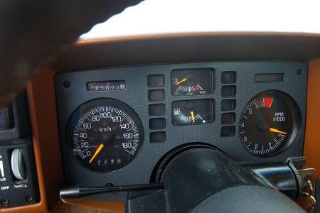 Pontiac Fiero GT, Rundinstrumente, Tacho