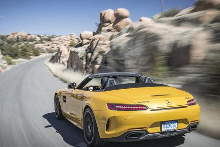 Mercedes-AMG GT C Roadster, Cabrio, Fahrbericht