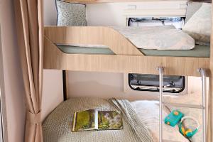 Schicker Familienwohnwagen mit cleverer Aufteilung