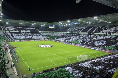 Champions League: Gladbach - ManCity - Mit diesem tollen Gemeinschaftswerk sorgen die Anhänger von Borussia Mönchengladbach im CL-Heimspiel gegen ManCity für pure Gänsehautstimmung.