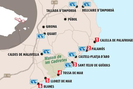 Mobil, Tour, Costa Brava, Spanien