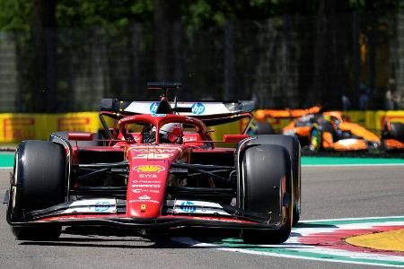 Ferrari-Pilot Leclerc mit Bestzeit im ersten Training Ferrari-Pilot Leclerc mit Bestzeit im ersten Training