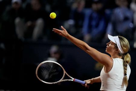 Danielle Collins spielt im Halbfinale der ATP-Tour in Rom gegen Aryna Sabalenka.