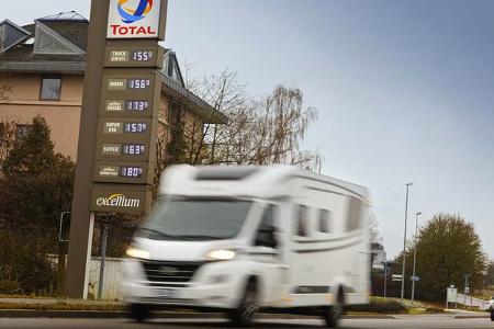 Kraftstoff sparen im Reisemobil