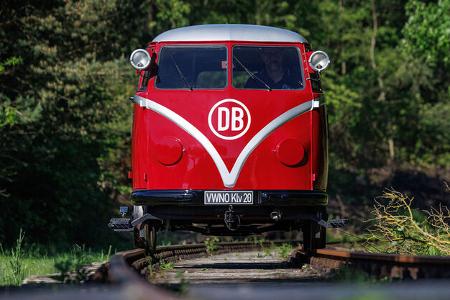 VW T1 Kombi (1955) Klv-20 Schienen-Bulli Draisinenstrecke Lengenfeld unterm Stein