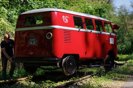 VW T1 Kombi (1955) Klv-20 Schienen-Bulli hydraulische Wendeeinrichtung