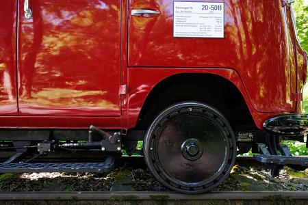 VW T1 Kombi (1955) Klv-20 Schienen-Bulli Eisenbahn Laufräder