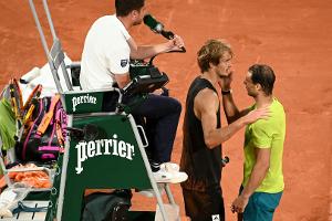 French Open: Zverev gegen Nadal am Montagnachmittag