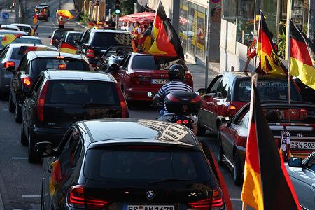 Autokorso Fußball-WM