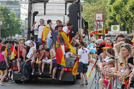 Autokorso Fußball-WM