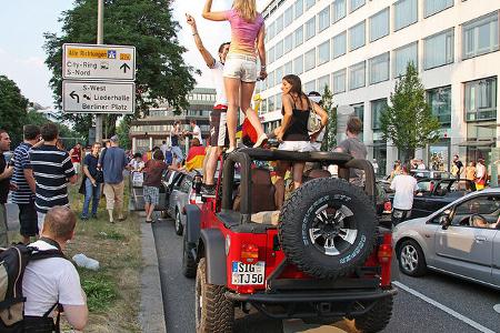 Autokorso Fußball-WM