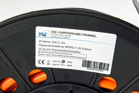 Test Kabeltrommeln f