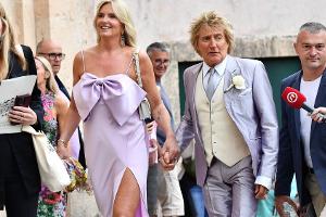 Rod Stewart wohnt der Hochzeit seines Sohnes in Kroatien bei