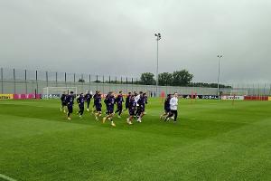 Erstes Training im "Home Ground": Nur Raum fehlt